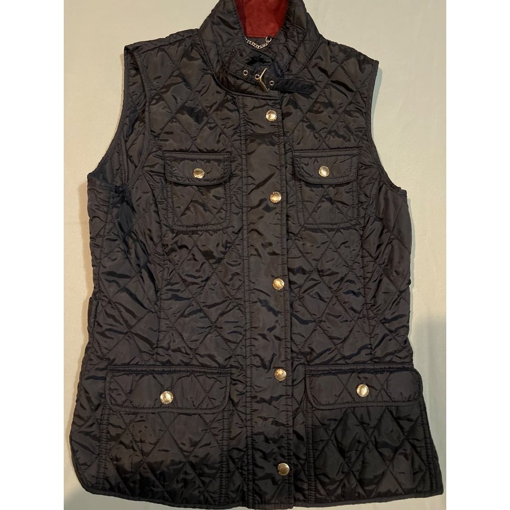 Banana republic navy blue women’s vest. Size medium